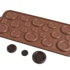 Udstikkere>Silikoneform til praliner, chokolade, is, knapper