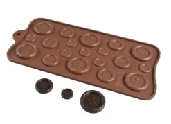 Udstikkere>Silikoneform til praliner, chokolade, is, knapper