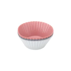 Bagning>Silikoneforme, muffinforme, cupcakeforme, 6 stk., farverige
