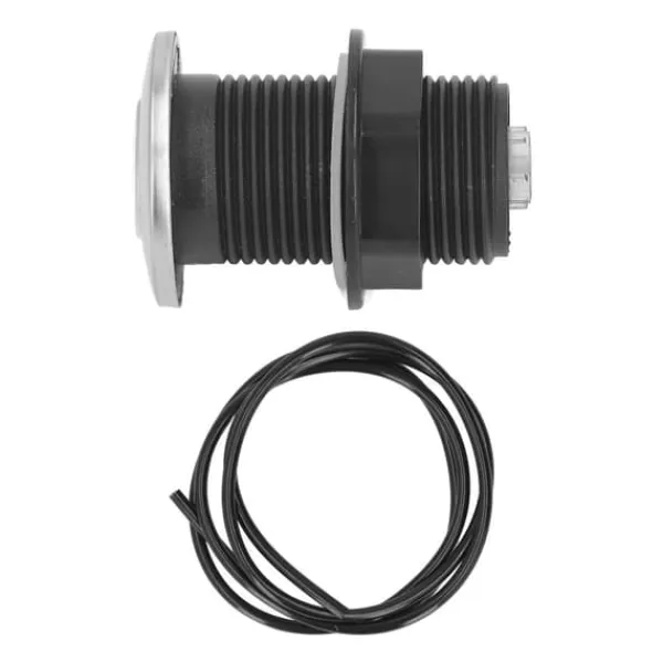 Tilbehør Til Affaldshåndtering>Sinktop Air Switch Kit - Rustfrit stål trykknap med 1,5 m slange til køkkenaffaldsbortskaffelse Elektrisk vandvarmer
