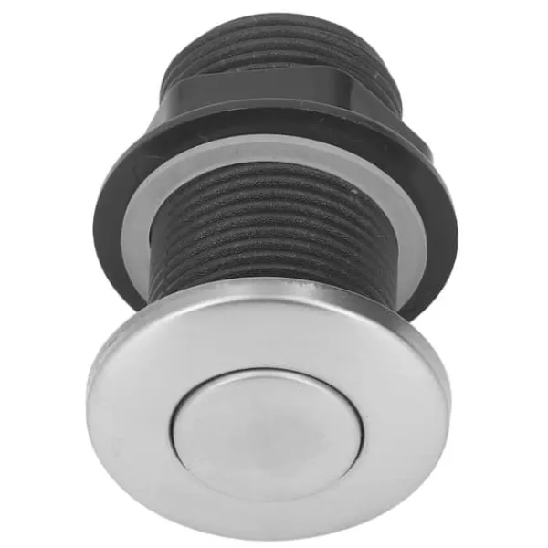 Tilbehør Til Affaldshåndtering>Sinktop Air Switch Kit - Rustfrit stål trykknap med 1,5 m slange til køkkenaffaldsbortskaffelse Elektrisk vandvarmer