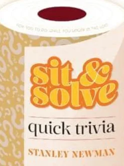 Toiletpapir>Sit & Solve Quick Trivia