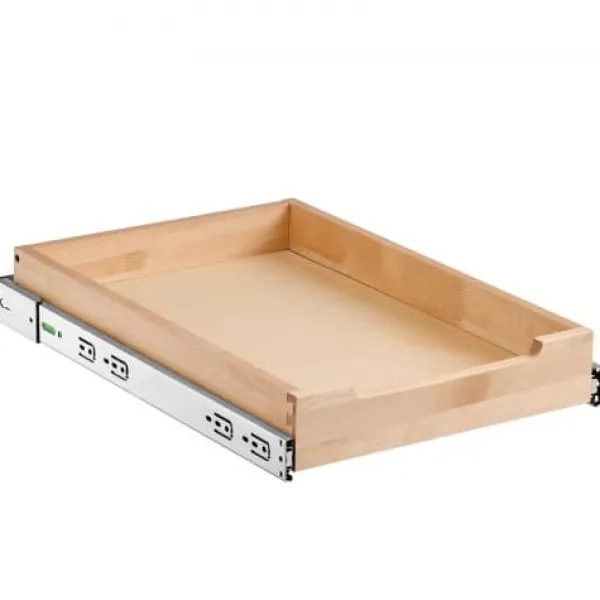 Skabsorganisator, Udtrækkelig træskuffe, 35,6x53,3 cm, Opbevaring Outlet