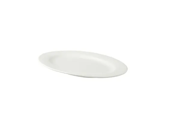 Tallerkener & Bordservicer>Skala Hvid Flad 23x16 Royalivory