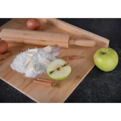 Skandinavisk bambus kagerulle 45 x 5 cm, bevægelig, træ Online