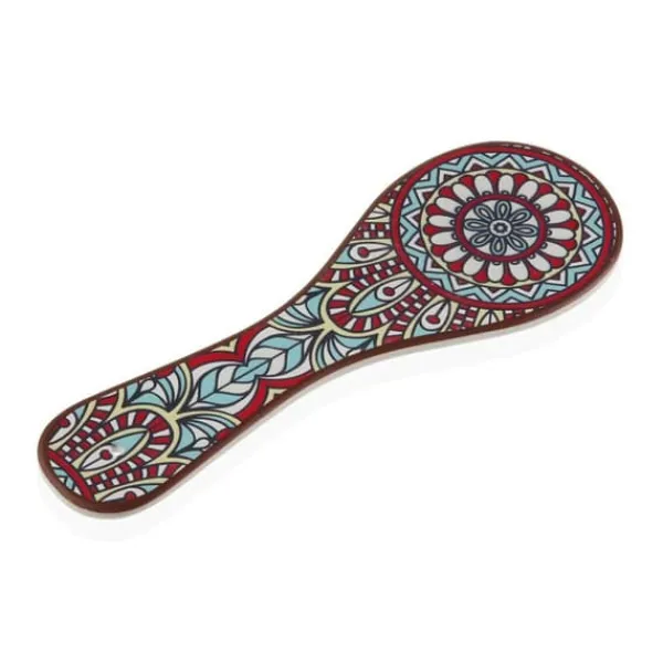 Skestøtte Versa Rød Mandala Keramik (10 x 28 cm) Online