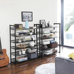 Skostativ – Stabelbar – Metalramme – Sort Sale