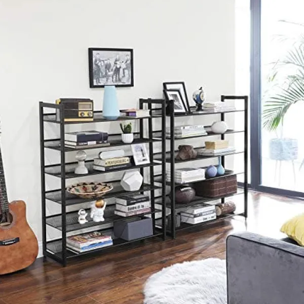 Skostativ – Stabelbar – Metalramme – Sort Sale