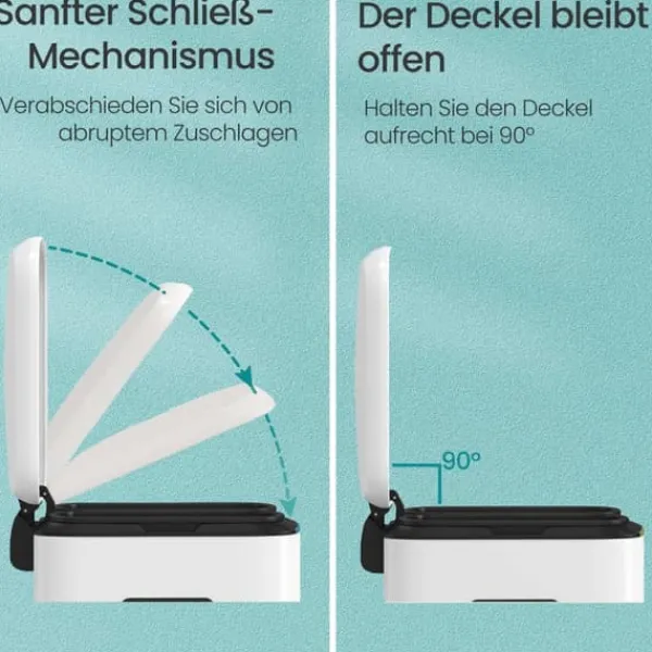 Skraldespand – Affaldssorteringssystem 2 rum – Hvid Outlet