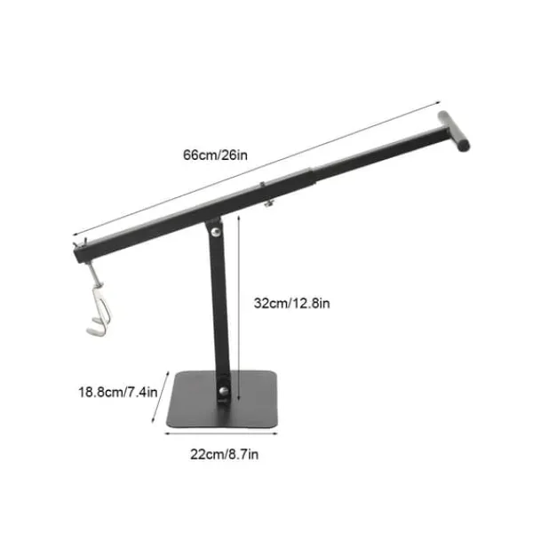 Affaldskompaktorer>Skraldespandskomprimator - Manuel - 66 cm - Rustfrit stål - Passer 60–100 L affaldsbeholdere - Effektiv affaldskomprimering