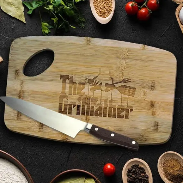 Skærebræt i Bambus - The Grillfather Best
