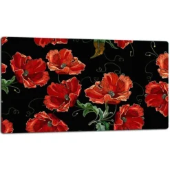 SKÆREBRÆT I GLAS 52x30 BLOMSTER Clearance