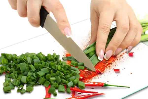 Skærebrætter>SKÆREBRÆT I GLAS 52x40 CHILI