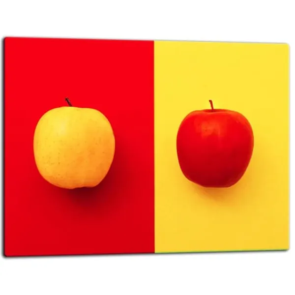Skærebrætter>SKÆREBRÆT I GLAS 52x40 FRUGT