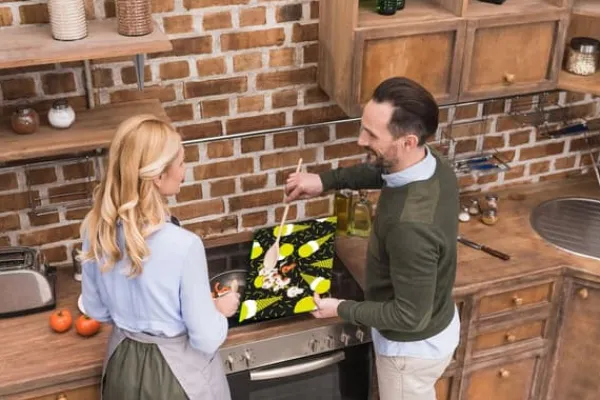 SKÆREBRÆT I GLAS 52x40 MØNSTER Hot