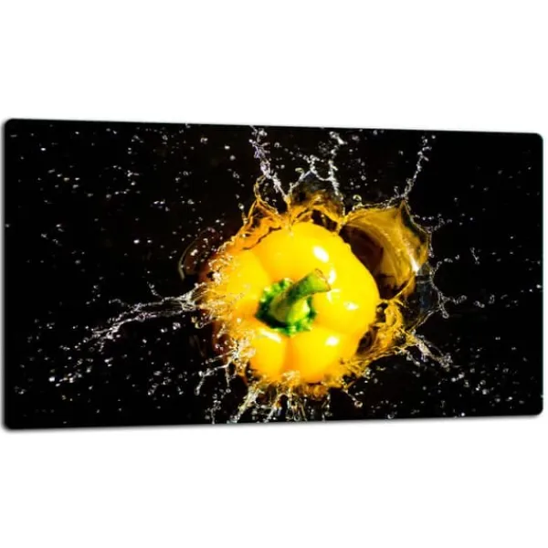 SKÆREBRÆT I GLAS 52x30 PEBERFRUGTER Online