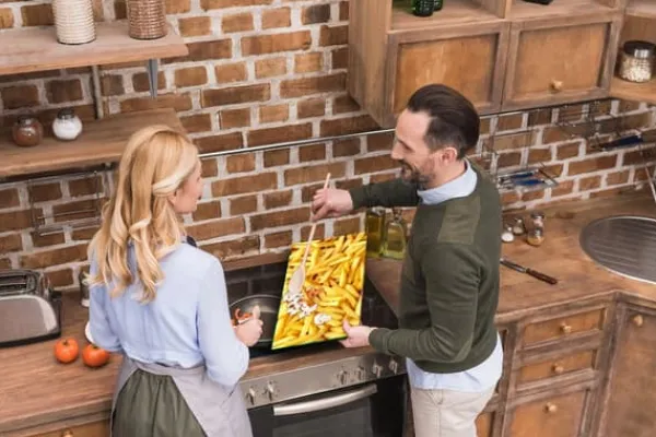 SKÆREBRÆT I GLAS 52x30 POMMES FRITES Discount