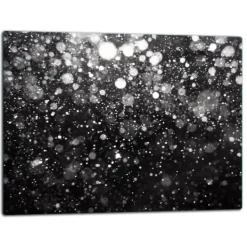 SKÆREBRÆT I GLAS 52X40 SORT Discount
