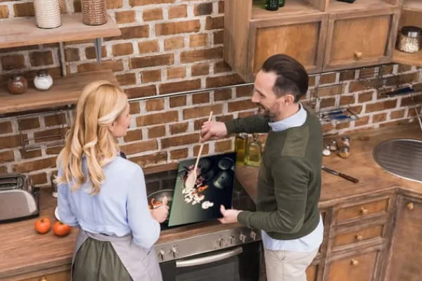 Måtter & Gitter Til Køkkenvaske>SKÆREBRÆT I GLAS 52X40 SORT