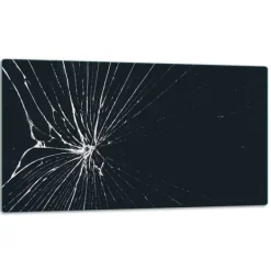 SKÆREBRÆT I GLAS 52X30 SORT Clearance
