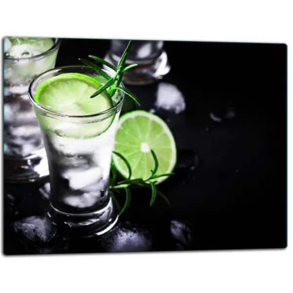 SKÆREBRÆT I GLAS 52X40 SORT Outlet