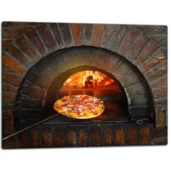 Pizzaskærere>SKÆREBRÆT I GLASPLADE 52x40 PIZZA