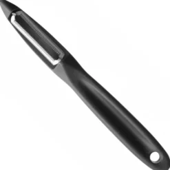 Skræller, universal takket skræller, længde 175 mm - sort Discount