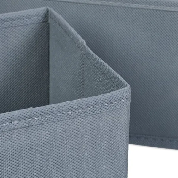 Opbevaringsæsker Til Hjemmet>Skuffeorganisator sæt, 28.5x28.5x13 cm, Grå