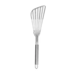 Stegepaletter>Slidset Fiskespade Tyk Poleret Fiskevender Flipper til Køkken Camping Restaurantspade