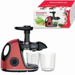 Slow juicer 150W til frugt og grønt KOLDPRESSE KLAUSBERG KB-7865 Best
