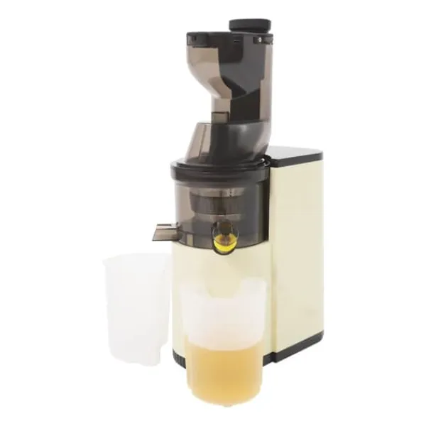 Slow Juicer YZJ02 - Koldpresset Saftpresser - 800W 220V EU-stik - 48 omdr./min - 500 ml - Frugtkødsseparation - Beige Discount