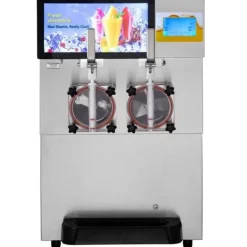 Slush Ice Maskine 8L / 2.1 Gal - Kommerciel Dobbeltskål til Slushy, Margarita, Smoothies og Frosne Drinks. Køb nu! Clearance