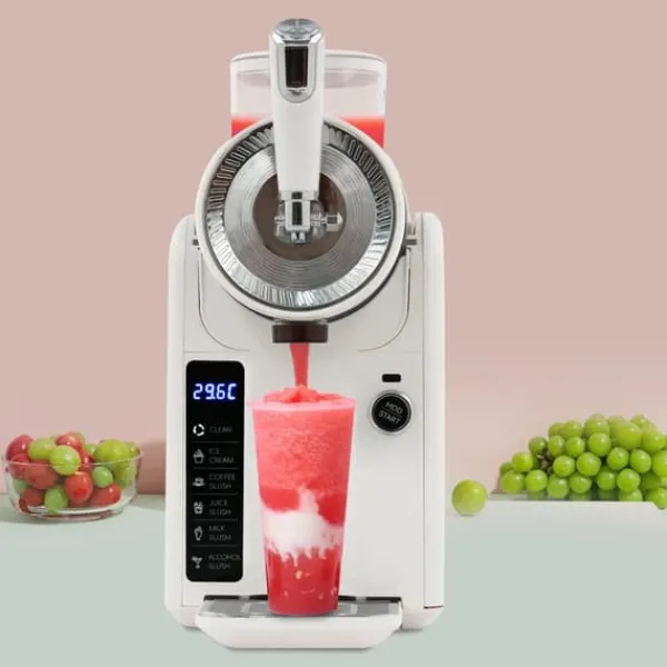 Slushmaskine - Shaved Ice Maskine - Bordmodel - 185 W Motor - Selvrensning - Til Hjemmet Outlet