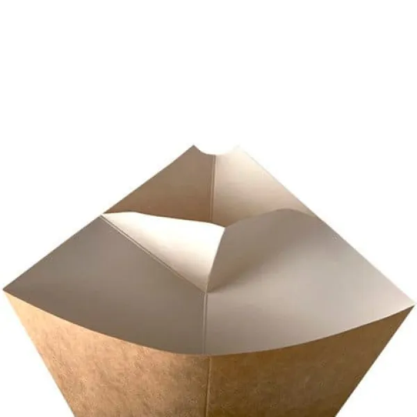 Madopbevaringsposer>Små papirposer med kegleform og plads til DIP 15,5 x 26 cm, 100 stk.