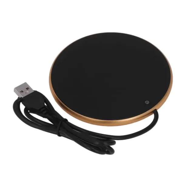 Kopvarmer>Smart USB-kaffekrusvarmer - 55°C konstant temperatur, pladsbesparende guldvarmer til hjemmet, kontoret og rejser