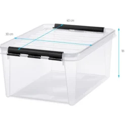 Orthex SmartStore Classic 15 - opbevaringsboks med låg, 10 stk. pakke Discount