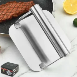 Gryder, Stegepander Og Kasseroller>Smash Iron 100% rustfrit stål - Hamburger Press for grill og komfur