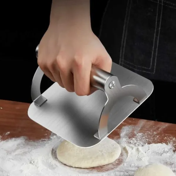Gryder, Stegepander Og Kasseroller>Smash Iron 100% rustfrit stål - Hamburger Press for grill og komfur