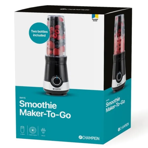 Champion Mixere & Blendere>Smoothie Maker Power 300W SM115 Sort/Hvid