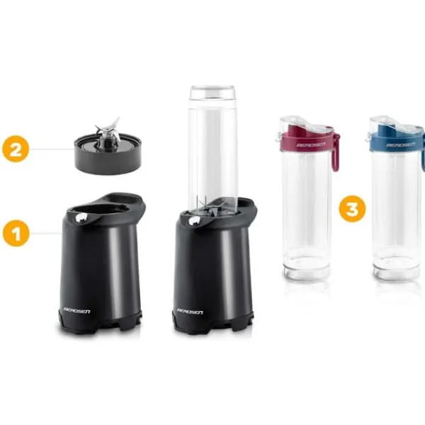 Mixere & Blendere>Smoothieblender 350W BD-752 Berdsen sort