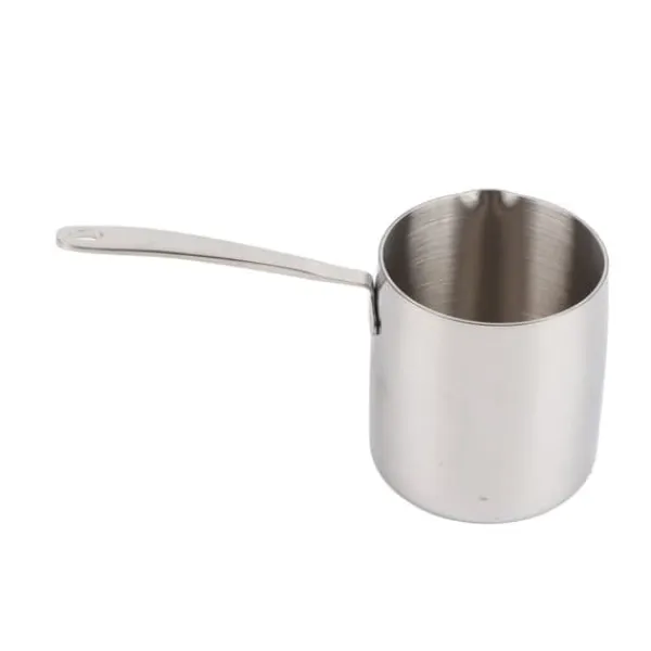 Smørvarmerpotte med hurtig varmeledning, tre lag, rustfrit stål smørvarmer med præcis skala, hul 900 ml New