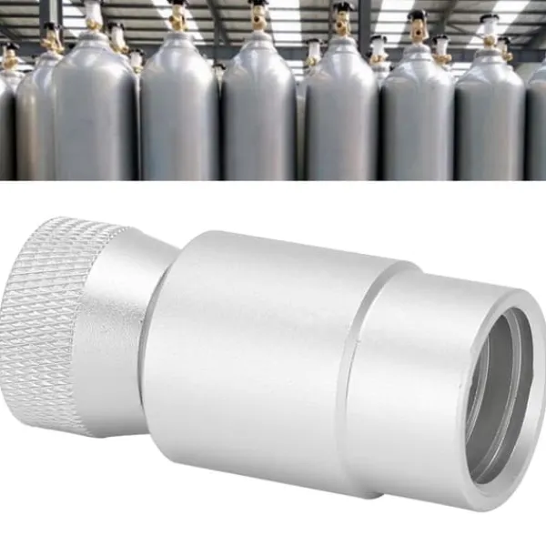 Soda CO2 Adapter Ventilforbindelsessæt ASA 1/4BSPP-TR21-4 Påfyldningstilbehør Sølv Outlet