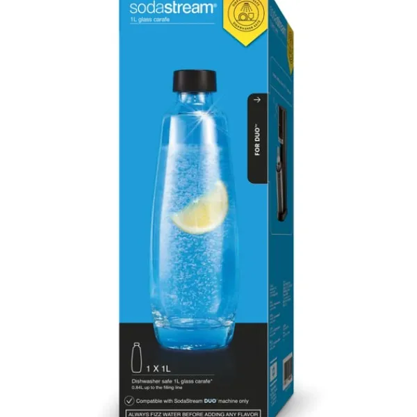 Sodastream Sodavandsmaskiner>1x1L Glaskaraff DUO