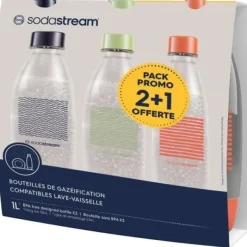 Sodastream -flasker - Fuse Limited Edition - Pakke med 3 1L-flasker - PFAS-fri Online