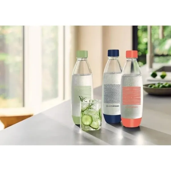 Sodastream -flasker - Fuse Limited Edition - Pakke med 3 1L-flasker - PFAS-fri Online