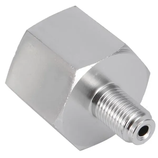 Sodavandsmaskiner>Sodavand CO2 Adapter Mini Regulator Hjemmebrygget Øl Corny Keg 3/8‑24UNF til 6ACME‑6G