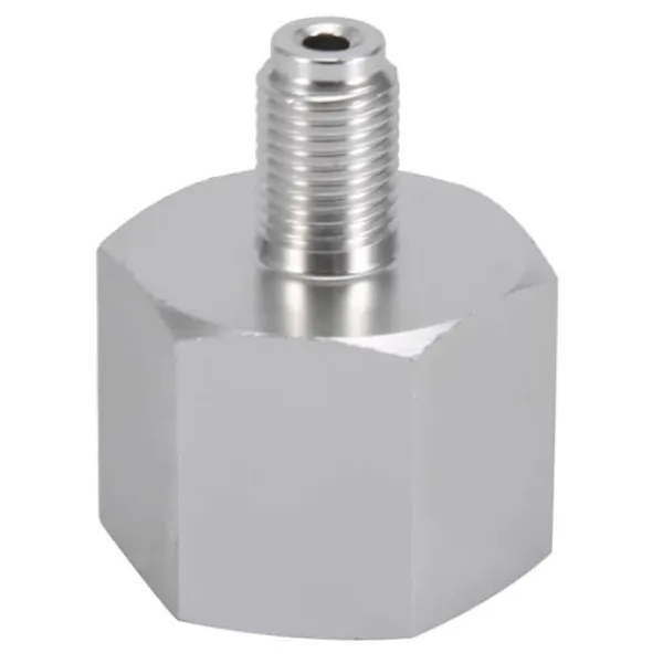 Sodavandsmaskiner>Sodavand CO2 Adapter Mini Regulator Hjemmebrygget Øl Corny Keg 3/8‑24UNF til 6ACME‑6G