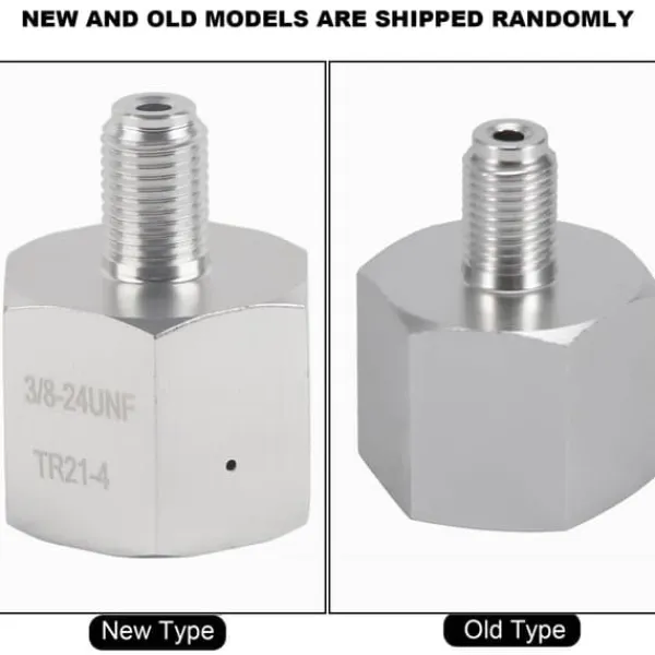 Sodavandsmaskiner>Sodavand CO2 Adapter Mini Regulator Hjemmebrygget Øl Corny Keg 3/8‑24UNF til 6ACME‑6G