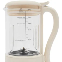 Sojamælksmaskine - Nøddemælksmaskine - 200 W - 220 V - Hvid