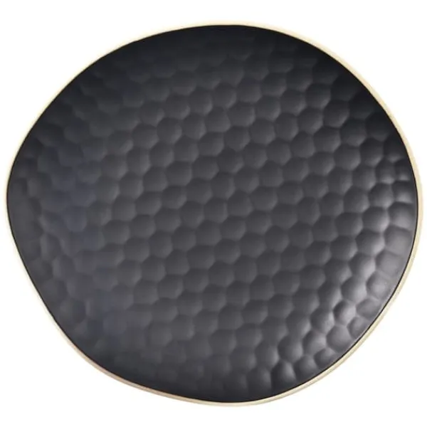 Sort keramik desserttallerken TEA TIME 16,5x15 cm Discount